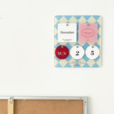 ディアマイデイズパーペチュアルカレンダー / DEAR MY DAYS Perpetual Calendar - Blue Tiled