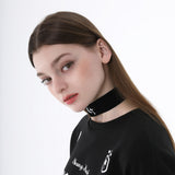 ワイドベルベットチョーカー/1 3 wide velvet choker - BLACK