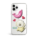 ジェリーフォンケース 3Dパピィドルフィン / Jelly phone case 3D puppydolphin