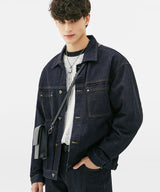 WASHING STITCH DENIM JACKET (INDIGO) (6585252216950)