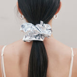 Silver Scrunchie (Silver)