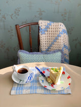 Candy Pop Checkered Frill Mini Cushion Cover Baby Pillow