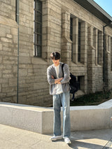 セイントモダンフィットYネックカーディガン / Saint Modern Fit Y-Neck Cardigan (6 colors)