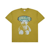 [24SS] ビンテージオーバーラップベア半袖Tシャツ MUSTARD