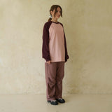 Pink Raglan Long Sleeve