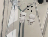 カップルライスボールキャットケース / Couple rice ball cat case