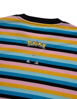 ポケモン ケロマツ オーバーサイズ ストライプ Tシャツ / V.A.C. Culture Pokemon Froggie Oversize stripe t-shirt