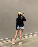 チャランスナップリブTシャツ