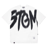 23 ブラーオーバーサイズTシャツ / 23 BLUR OVERSIZED T-SHIRTS WHITE / BLUE