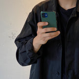 deep green chocolate pattern case