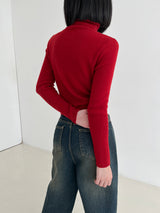 かhしみあウールポーラーニット / Cashmere wool polar knit (8color)