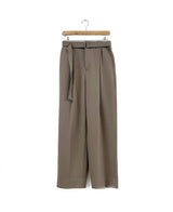 エンボ ベルテッド スラックス (3 color) (6693318557814)