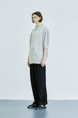 バンピーダイアモンドニットハーフカーディガン/bumpy diamond knited half cardigan gray