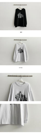 Blackout Boxy Long Sleeve Tee