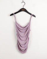 Dao shirring drape sleeveless