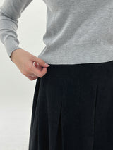 ミニマルVネックニット/Minimal V-neck Knit (12color)