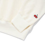 スモールチェリーサイドポケットフーディー／SMALL CHERRY SIDE POCKET HOODIE [IVORY]