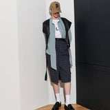 BONNIE BLOCK SKIRT, NAVY CHECK (6628107681910)