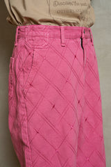 ARGYLE EMBROIDERED PANTS