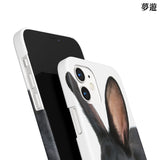 black rabbit glossy case