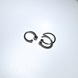 シルバーピアスシェイプイヤーカフ