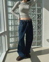 ネイビービジョデニムパンツ/no.3452 Navy Bijo Denim Pants