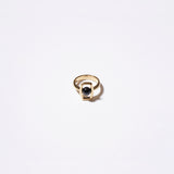 Rectangle UFO Onyx Ring (Gold)