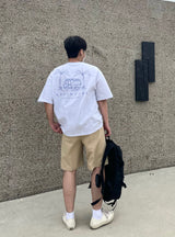 ポートコットン２タックハーフパンツ