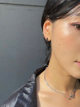 サージカルブラックピアス/surgical black earring