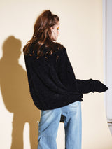 DAMAGE COLLAR KNIT (6635438932086)