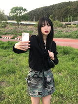 ミリタリーカーゴミニスカート