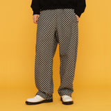 チェッカーボードバンディングパンツ/CHECKERBOARD BANDING PANTS_MINT CHOCO