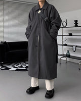 メゾンウールマックコート/SK Maison Wool Mac Coat (2 colors)
