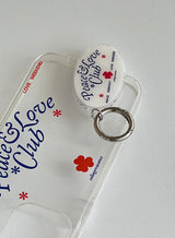 ピース＆ラブクラブキーリング/Peace&Love*Club Keyring (2type)