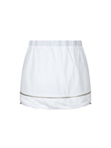 ディファインヒューマンディタッチャブルミニスカート / Define Human Detachable Mini Skirt WHITE