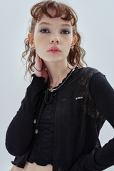 オリエンタルカーディガン / oriental cardigan_black