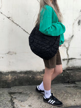 ポムポムキルティングショルダーバッグ