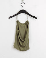 Vignette two-string string halter sleeveless