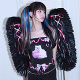 バレリーナキャットスカーフトップ / 0 2 ballerina cat scarf top