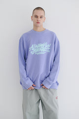 ファンスクリブリングBSRBTクルーネック / BSR2223FWPO072 FUN SCIBBLING BSRBT CREWNECK LAVENDER