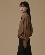 ロングスリーブボリュームシャツ