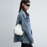POCKET BUCKET BAG_WHITE