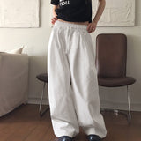Pvi ツーピンタックバンディングコットンロングワイドパンツ