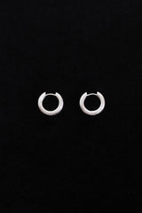 Matt Hoop One-touch Earrings