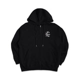 New Basic Script Zip up Hoody (2color) (6675291078774)