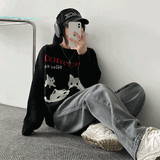 Fancy Cats Knit