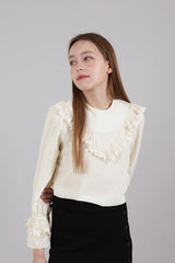 レースシフォンブラウス / Lace Chiffon Blouse