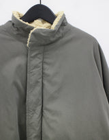 ウールショートパッデッドジャンパー/Wool short padded jumper (2color)