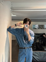 シグルーズフィットデニムパンツ/LMN Sig Loose Fit Denim Pants (4 colors)