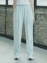 ワンタックリネンバンディングパンツ / W1015 ONE TUCK LINEN BANDING PANTS_LIGHT BLUE